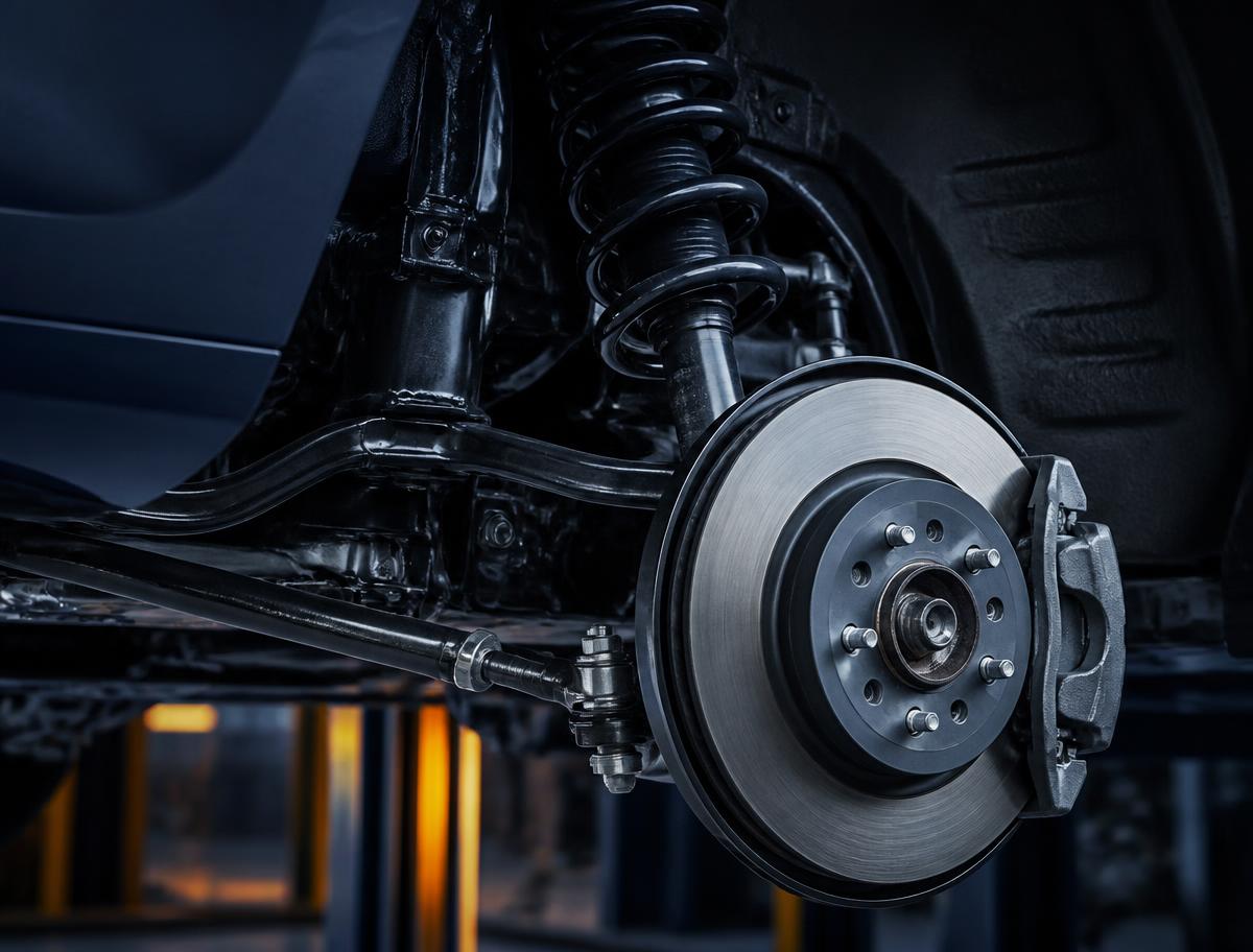 Automobilio važiuoklės ir stabdžių mechanizmo detalė